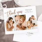 Budget Script 3 Foto Baby Danke Karte