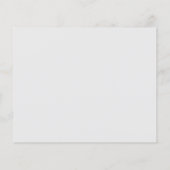 Budget Script 3 Foto Baby Danke Karte (Rückseite)