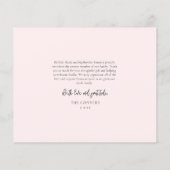 Budget Script 3 Foto Baby Danke Karte (Rückseite)