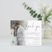 Budget Script 6 Fotos Hochzeit Danke (Stehend Vorderseite)