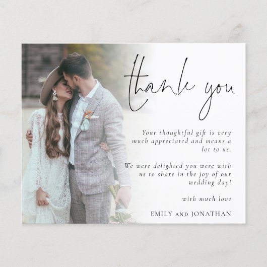 Budget Script 6 Fotos Hochzeit Danke (Vorderseite)