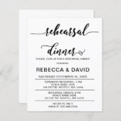 Budget Script Black Probe Einladung (Vorne/Hinten)