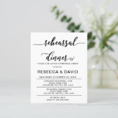 Budget Script Black Probe Einladung (Stehend Vorderseite)