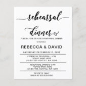 Budget Script Black Probe Einladung (Vorderseite)