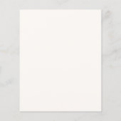 Budget Script Elegant Wedding (Rückseite)