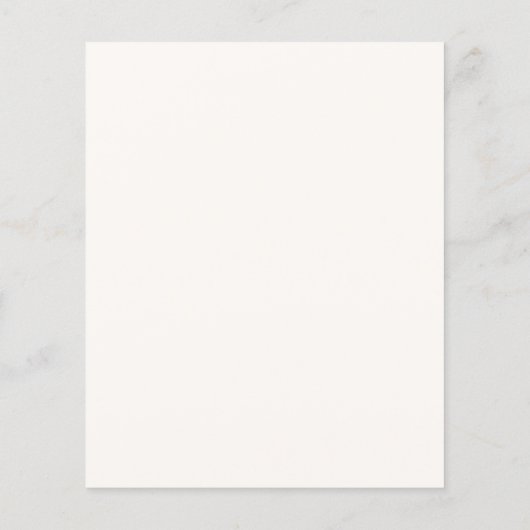 Budget Script Elegant Wedding (Rückseite)