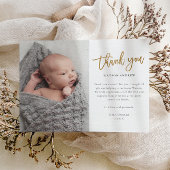 Budget Script Foto Baby Danke Karte