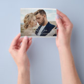 Budget Script Foto Hochzeit danke teracotta Flyer (Gruppe)