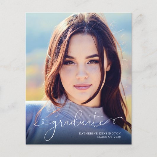 BUDGET Script-Foto Navy Blue Abschluss (Vorderseite)