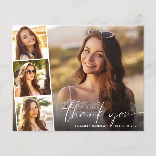 Budget Script Foto Overlay Abschluss Vielen Dank (Vorderseite)