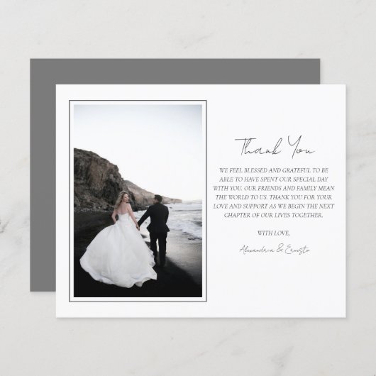 Budget Script Foto Wedding Vielen Dank (Vorne/Hinten)