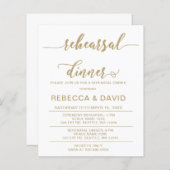 Budget Script Gold Probe Einladung (Vorne/Hinten)