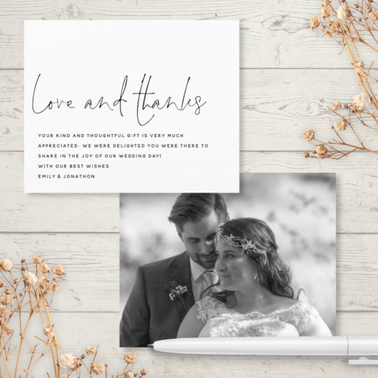 Budget Script Liebe Danke Foto Wedding Vielen Dank