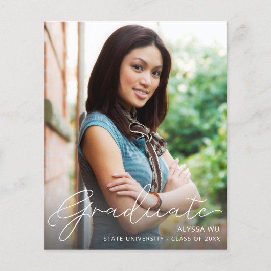 Budget Script Mod Foto Abschluss Ankündigung VR Flyer (Vorne)