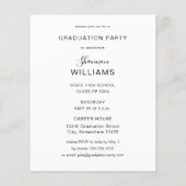 Budget Script Mod Name Foto Grad Party VER WW Flyer (Hinten)