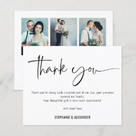 Budget Script QR Code 3 Fotos Hochzeit Vielen Dank
