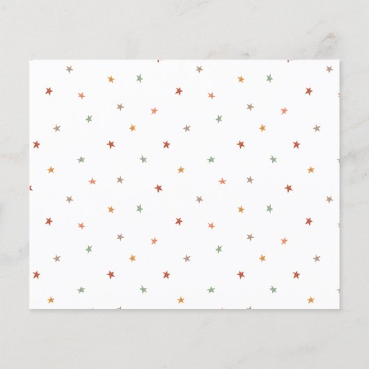 Budget Script & Stars Weihnachtsfeiertag Foto (Rückseite)