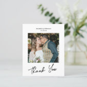Budget Script Wedding Foto Vielen Dank (Stehend Vorderseite)