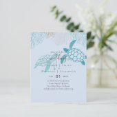 BUDGET Sea Turtles Hochzeit Moderne Kunst (Stehend Vorderseite)