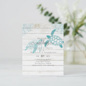 BUDGET Sea Turtles Hochzeit Moderne Kunst (Stehend Vorderseite)