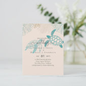 BUDGET Sea Turtles Hochzeit Moderne Kunst (Stehend Vorderseite)