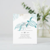 BUDGET Sea Turtles Hochzeit Moderne Kunst (Stehend Vorderseite)