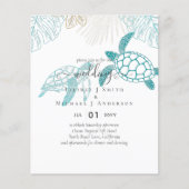 BUDGET Sea Turtles Hochzeit Moderne Kunst (Vorderseite)