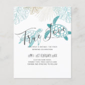 BUDGET Sea Turtles Hochzeit Moderne Kunst (Vorderseite)