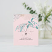 BUDGET Sea Turtles Hochzeit Moderne Kunst (Stehend Vorderseite)