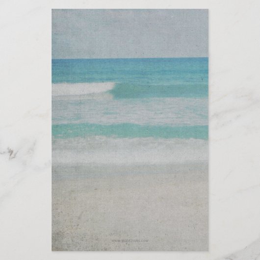 Budget Seashells Beach Baby Dusche Einladung (Rückseite)