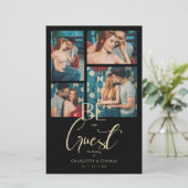 Budget Seien Sie unser Gast Zitat Black Extravagan (Stehend Vorderseite)