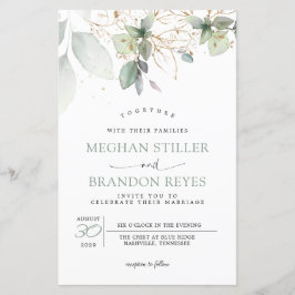 Budget - Serene Eukalyptus Greenery Blätter Weddin