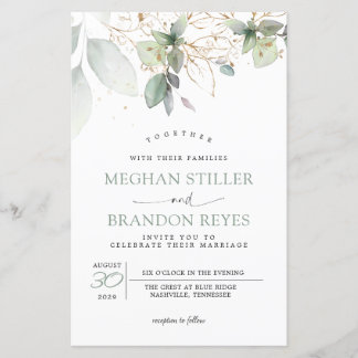 Budget - Serene Eukalyptus Greenery Blätter Weddin
