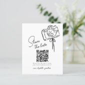 Budget Share The Love Foto Share QR Code Hochzeit (Stehend Vorderseite)