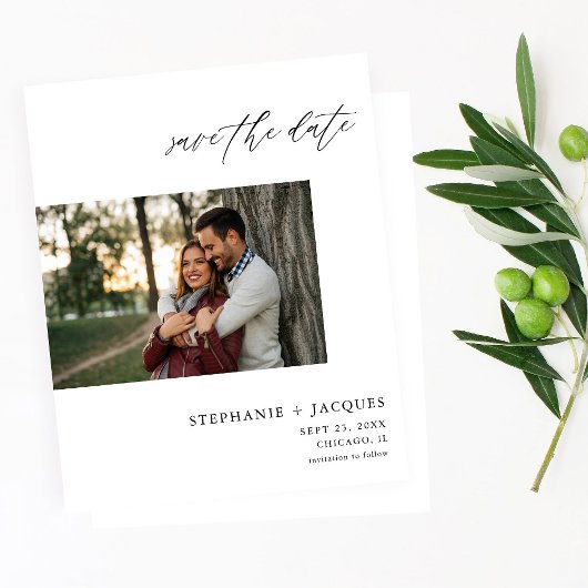 Budget Side H Foto Modernes Save the Date