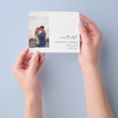 Budget Side V Foto Modernes Save the Date Flyer (Gruppe)