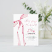 Budget Sie bindet die Knot-Einladung (Stehend Vorderseite)