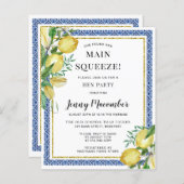 Budget Sie fand ihre wichtigste Squeeze Lemon Einl (Vorne/Hinten)