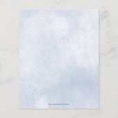 Budget Sie ist auf Cloud Nine Brautparty Einladung (Rückseite)