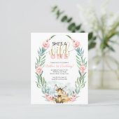 Budget Sie ist eine wilde Einladung zum ersten Geb (Stehend Vorderseite)