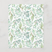 Budget Sie ist eine wilde Einladung zum ersten Geb (Rückseite)