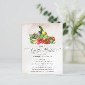 Budget Sie ist vom Market Brautparty Einladung (Stehend Vorderseite)