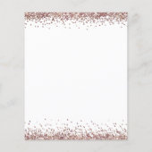 Budget Sie sagte ja Rose Gold Glitzer Verlobung (Rückseite)