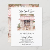 Budget Sie sagte Oui Paris Theme Cafe Brautparty (Vorne/Hinten)