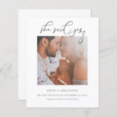 Budget Sie sagte Yes Script Foto Verlobung (Vorne/Hinten)