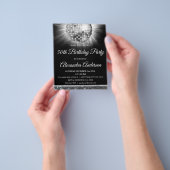 Budget Silver 50. Geburtstag Silver Disco Ball Flyer (Gruppe)