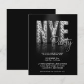Budget Silver Disco Glitzer Silvester Party (Vorne/Hinten)