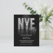 Budget Silver Disco Glitzer Silvester Party (Stehend Vorderseite)