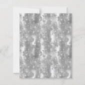 Budget Silver Glam Floral Arch Abschluss laden (Rückseite)