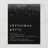 Budget Silver Glitzer Weihnachtsfeiertag Party Sch (Vorderseite)
